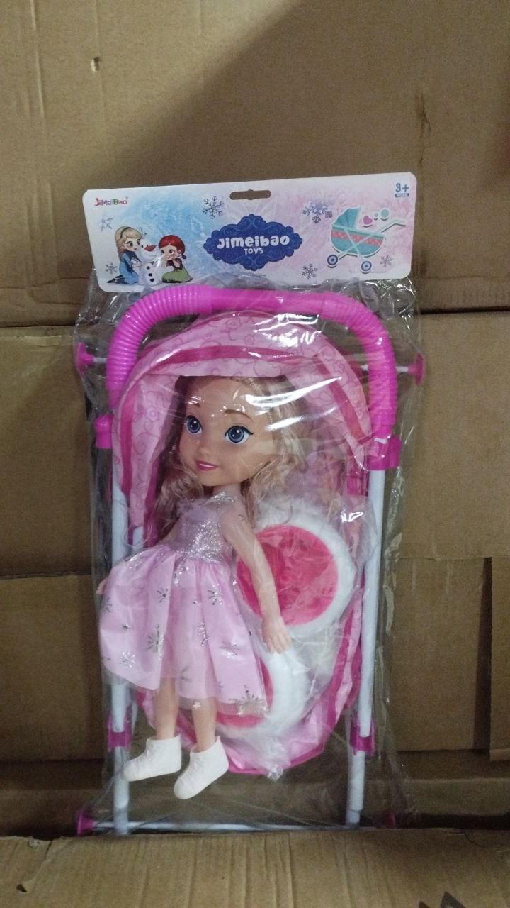 K0123-4 Кукла в коляске